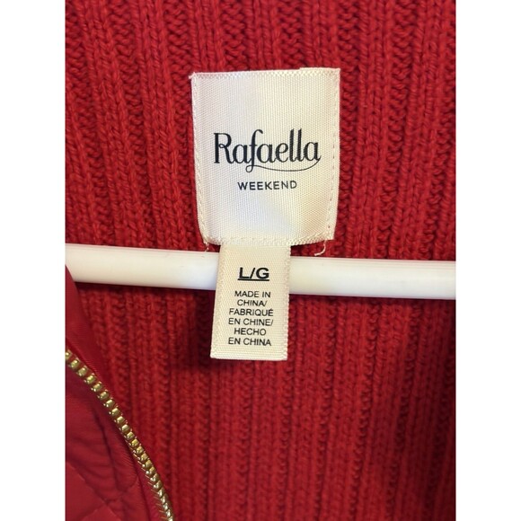 Rafaella Weekend Ruby Sport Women Large Full Zip Work Going out Classy Cabincore - Picture 5 of 11